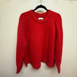 Abercrombie & Fitch Madeline Crew Red Women's Sweater